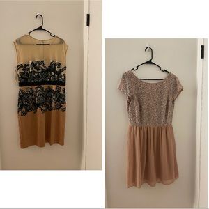 Bundle of 2 pretty knee length dresses
